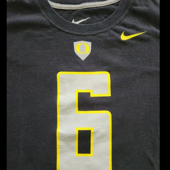 Oregon Ducks Nike #6 jersey tee - Picture 2 of 4